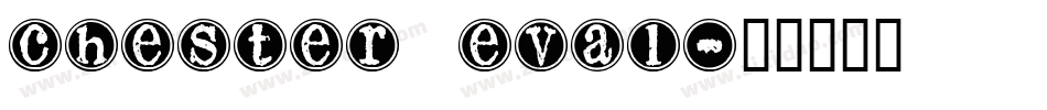chester eval字体转换